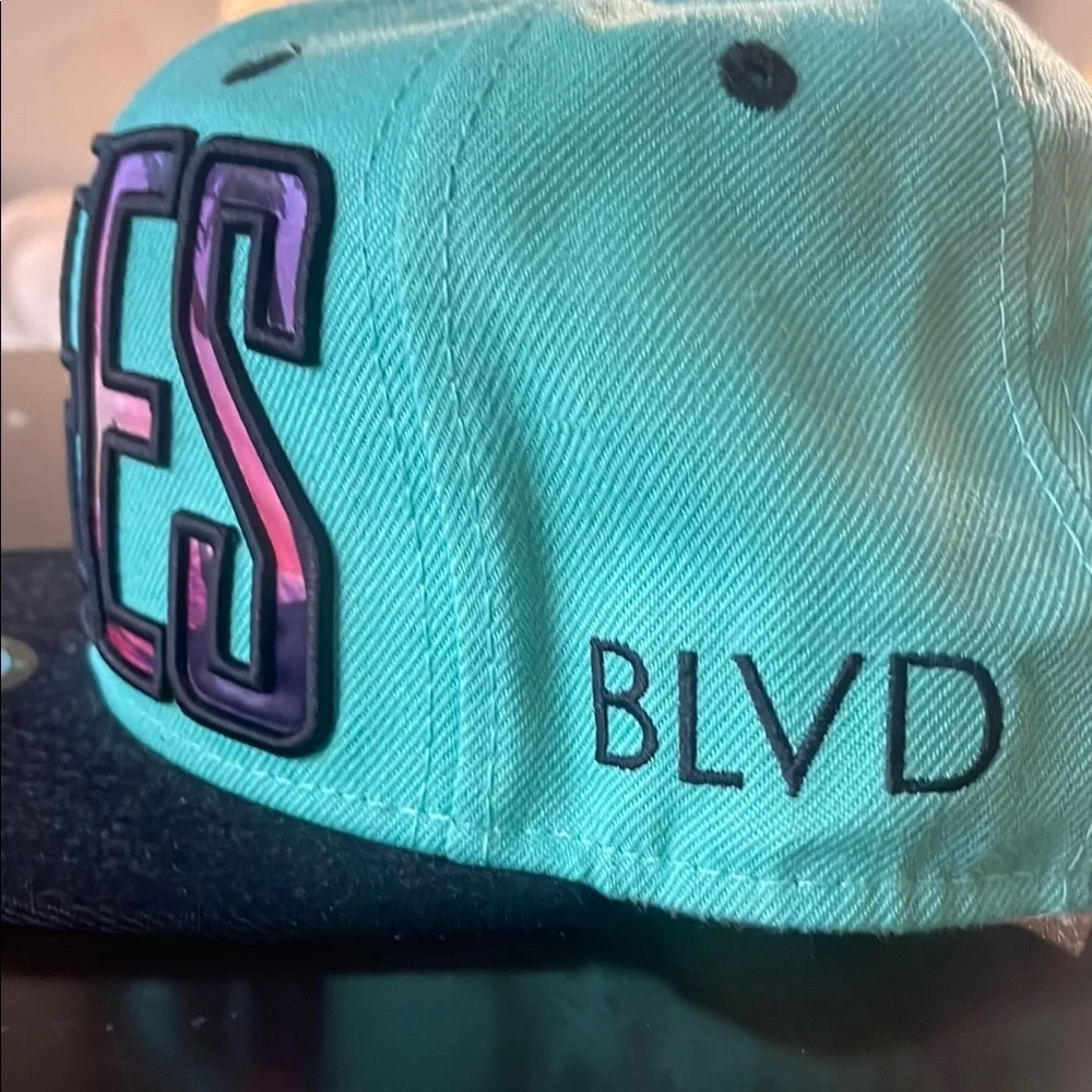 TREES BLVD - Aqua and Purple - Picture 3 of 6